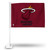 Miami Heat Red Car Flag