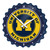 Michigan Wolverines Bottle Cap Wall Clock