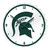 Michigan State Spartans Bottle Cap Wall Clock