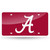 Alabama Crimson Tide Red Laser Cut License Plate