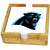 Carolina Panthers Team Logo Square Coaster Set