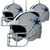 Dallas Cowboys 3 Pack Helmet Ornament