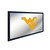 West Virginia Mountaineers Horizontal Framed Mirrored Wall Sign