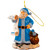 Detroit Lions Naughty Nice List Santa Ornament