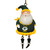 Green Bay Packers Dangle Legs Santa Ornament