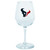 Houston Texans Decal Wine Glass