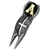 Appalachian State Mountaineers Black Crosshairs Divot Tool