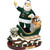 New York Jets Rooftop Santa Figurine