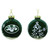 New York Jets Glass Tree Ball Ornament