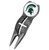 Michigan State Spartans Black Crosshairs Divot Tool