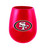 San Francisco 49ers Silicone Stemless Tumbler