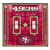 San Francisco 49ers Double Light Switch Cover