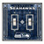 Seattle Seahawks Double Light Switch Cover