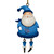 Tennessee Titans Dangle Legs Santa Ornament