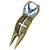 Air Force Falcons Gold Crosshairs Divot Tool