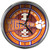 Clemson Tigers Chrome Clock