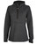 Charles River Women's Custom Heathered Quarter Zip Fleece Hoodie