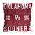 Oklahoma Sooners Stacked Jacquard Pillow