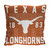 Texas Longhorns Stacked Jacquard Pillow