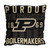 Purdue Boilermakers Stacked Jacquard Pillow