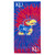 Kansas Jayhawks Pyschedelic Beach Towel