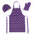 Minnesota Vikings Apron, Mitt & Hat Set