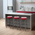 Nebraska Cornhuskers Chrome Bar Stool