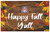 Arizona Wildcats Happy Fall Y'all 11" x 19" Sign