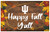 Indiana Hoosiers Happy Fall Y'all 11" x 19" Sign