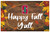 Stanford Cardinal Happy Fall Y'all 11" x 19" Sign