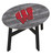 Wisconsin Badgers Distressed Wood Side Table