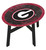 Georgia Bulldogs Team Color Side Table