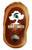 Michigan State Spartans Deeply Rooted Wood Slab Bottle Opener
