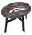 Denver Broncos Distressed Wood Side Table