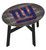 New York Giants Distressed Wood Side Table