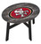 San Francisco 49ers Distressed Wood Side Table