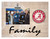 Alabama Crimson Tide Family Burlap Clip Frame
