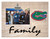 Florida Gators Family Burlap Clip Frame