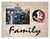 Florida State Seminoles Family Burlap Clip Frame