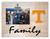 Tennessee Volunteers Family Burlap Clip Frame