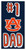 Auburn Tigers 6" x 12" #1 Dad Sign