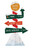 Miami Hurricanes North Pole Yard Stake