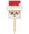 Maryland Terrapins Santa Head Yard Stake