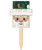 Miami Hurricanes Santa Head Yard Stake