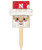 Nebraska Cornhuskers Santa Head Yard Stake