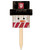 Indiana Hoosiers Snowman Yard Stake