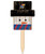 Kansas Jayhawks Snowman Yard Stake