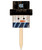 North Carolina Tar Heels Snowman Yard Stake