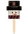 Stanford Cardinal Snowman Yard Stake