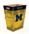 Michigan Wolverines Team Color Trash Bin